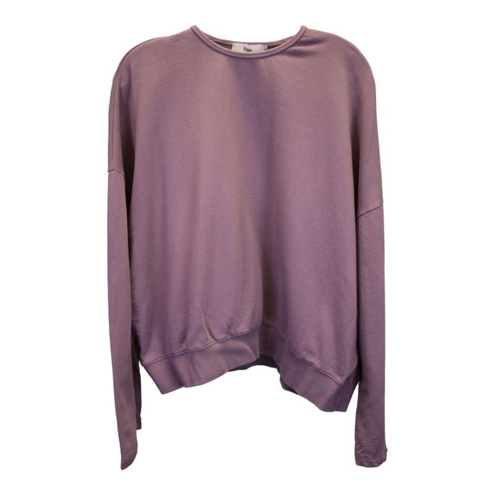 Frankie Shop Jaimie Sweatshirt in Purple Cotton